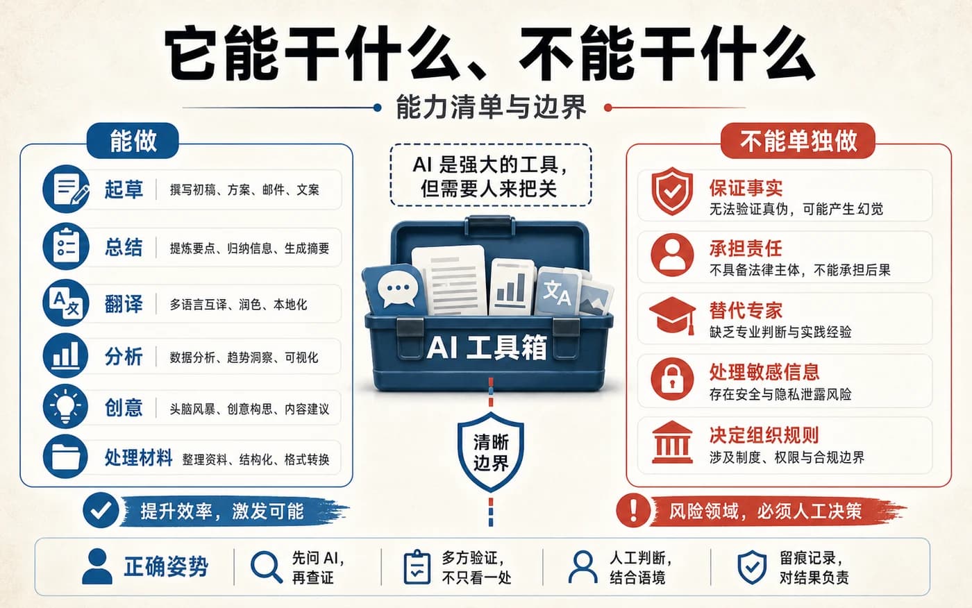 AI 能干什么，不能干什么