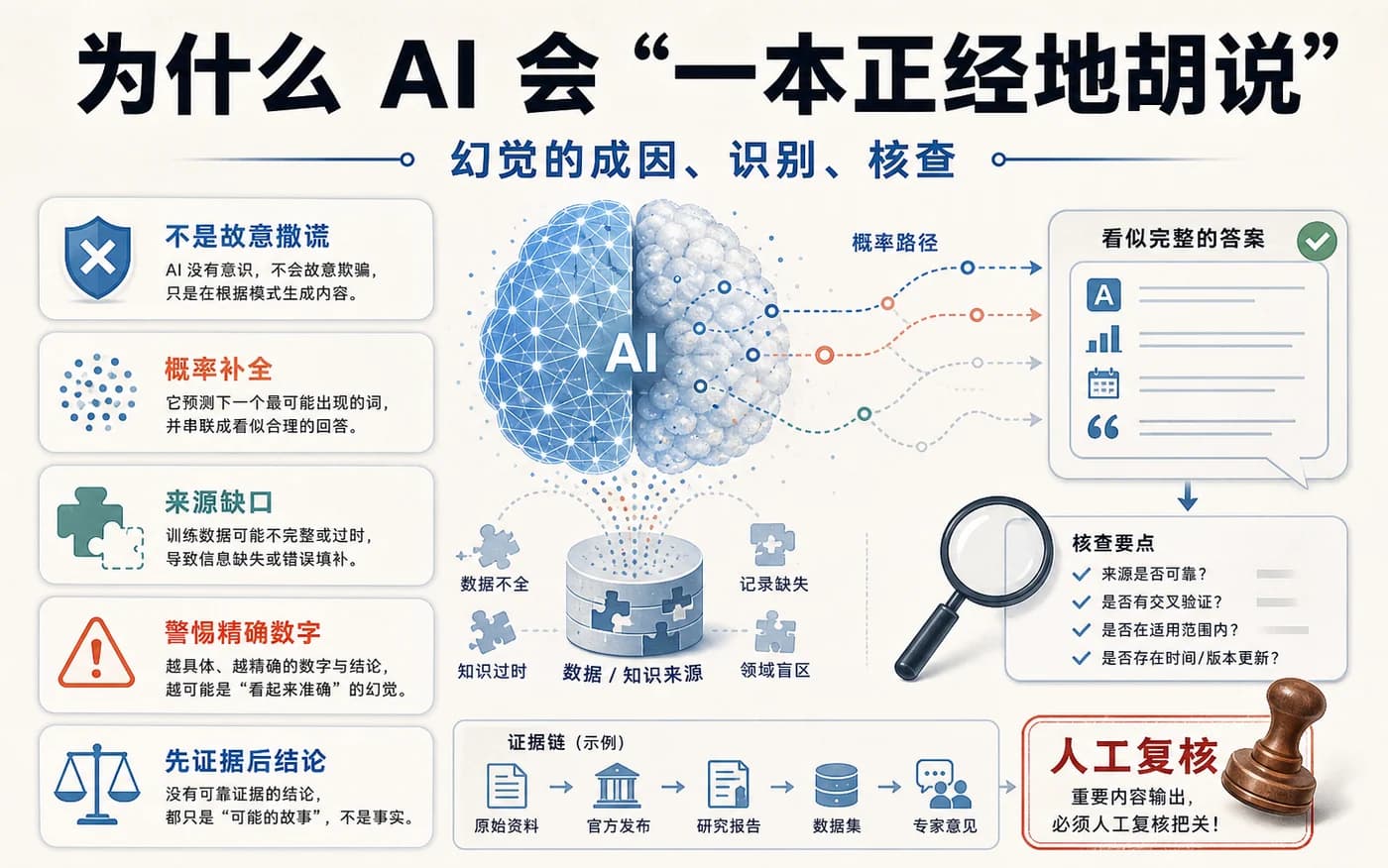 为什么 AI 会一本正经地胡说