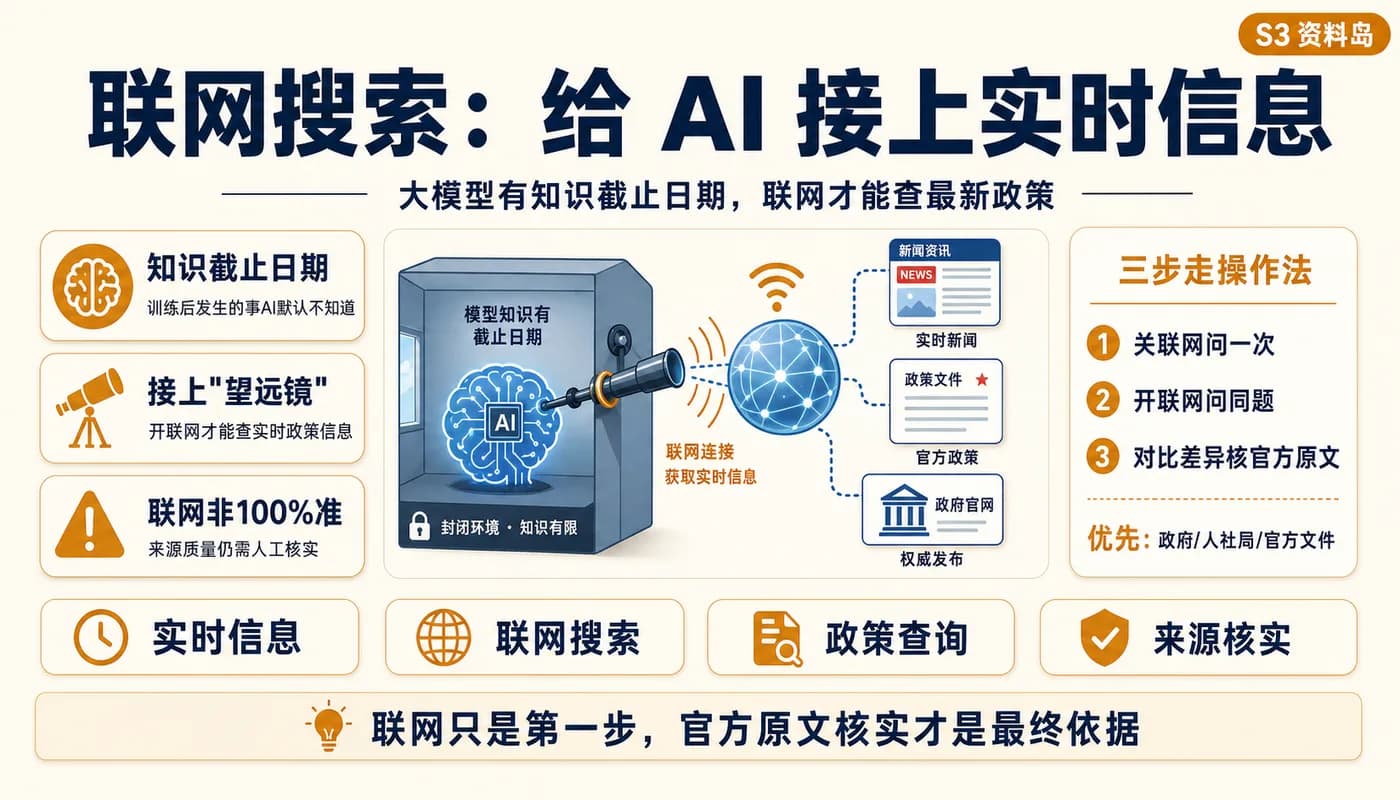联网搜索:给 AI 接上实时信息