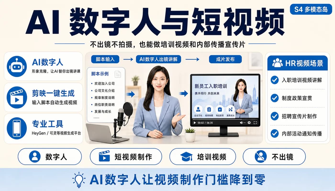 AI 数字人与短视频